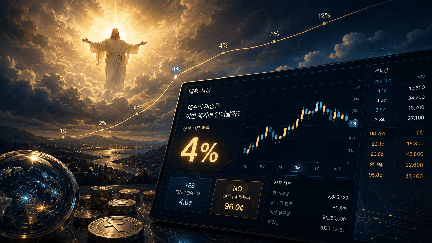왜 예수 재림 확률이 4%나 될까요? 이거 완전 꽁돈 아닌가요?