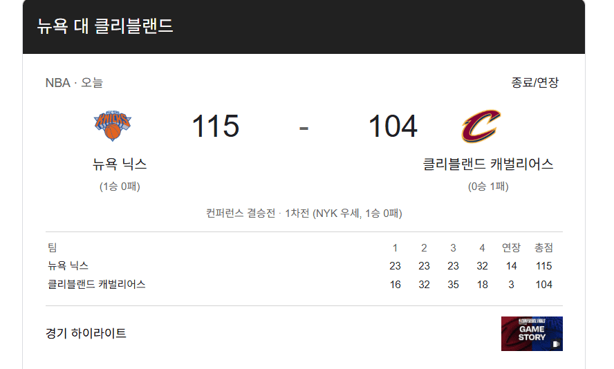 NBA 역사에서 30년만에 나온 4쿼터 막판 뒤집기 대 역전승