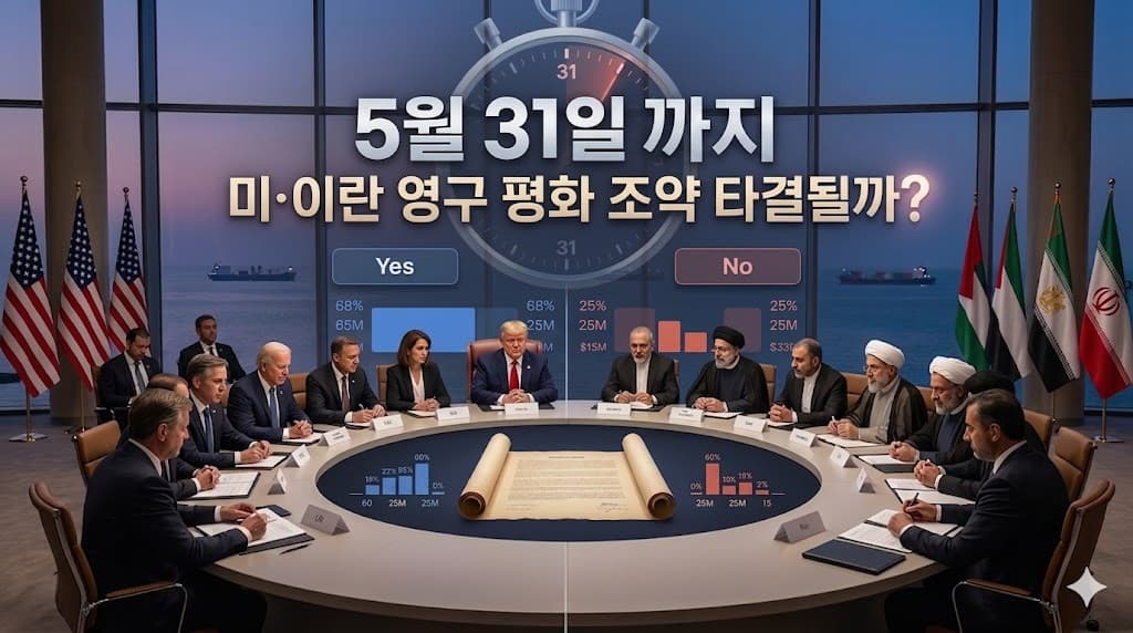 5월 31일까지 '미·이란 영구 평화 조약' 극적 타결될 수 있을까?