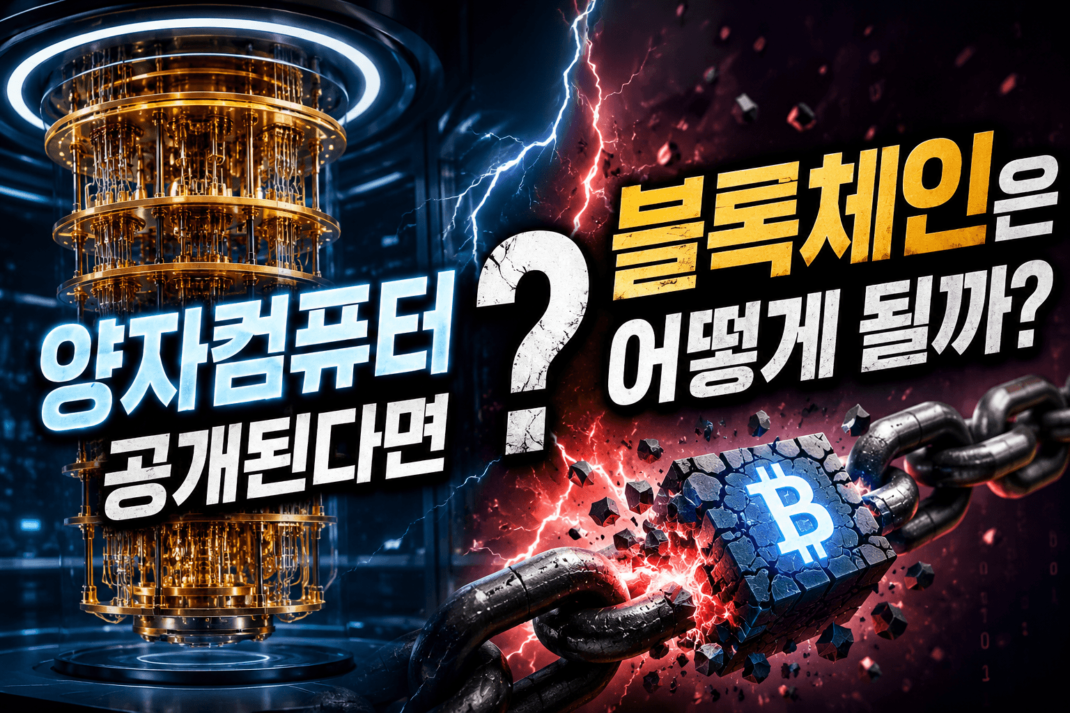 양자컴퓨터 공개된다면 블록체인은 어떻게될까?