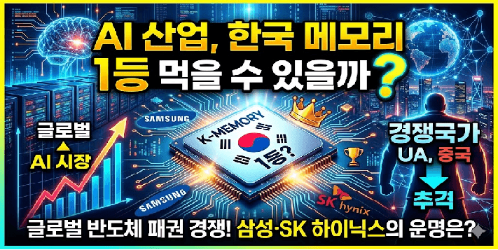 AI산업에서 메모리 한국이 1등 먹을 수 있을까?