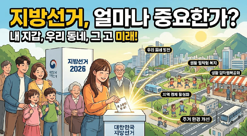지방선거 얼마나 중요한가?