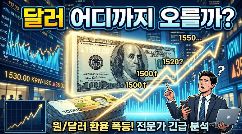 달러 어디까지 오를까?