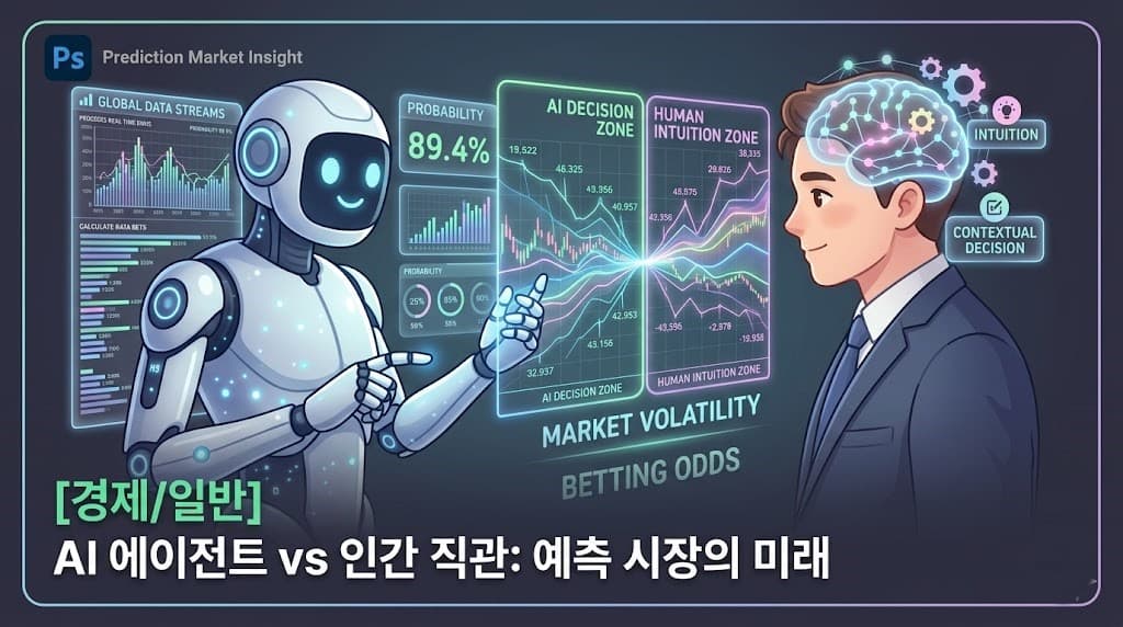 AI 에이전트와 예측 시장의 결합: 인간의 직관은 데이터의 초격차를 넘어설 수 있을까?
