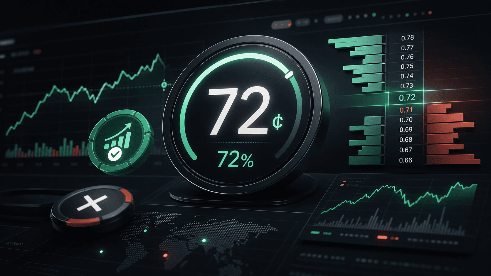 72¢는 정말 72%일까? 예측시장 가격을 읽는 법